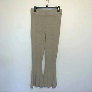 Free People Beach Knit Flared Bottoms Pants Sweater Loungewear Size Medium